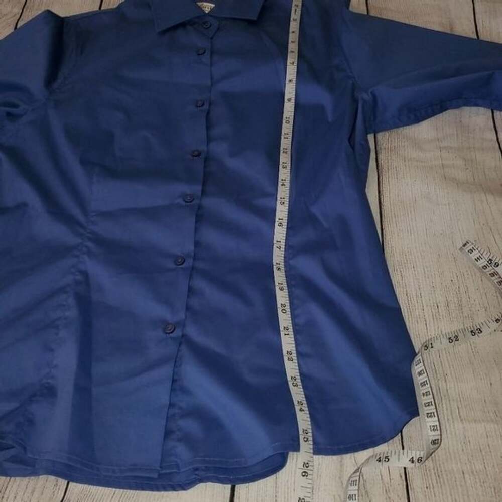 Edwards Blue Collared Button Down - Picture 6 of 8